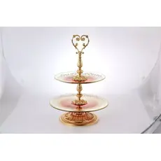 Фруктовница двух ярусная Timon, RCR Cristalleria Italliana