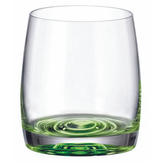 Набор из 6-ти стаканов для воды Pavo Aqua Green, 250 мл, Crystal Bohemia