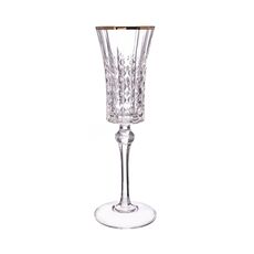 Набор из 2-х фужеров для шампанского 150 мл, коллекция LADY DIAMOND GOLD, Cristal d’Arques Paris