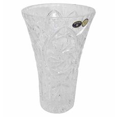 Ваза 23 см, матовая дошлифовка, Crystal Bohemia