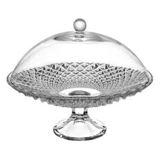 Ваза для фруктов с крышкой 35 см, серия Diamond, Rogaska