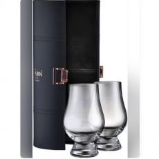 Набор из 2-х бокалов для виски Glencairn в кожаном премиум тубусе, 190мл; D=67, H=115.5мм, Stolzle