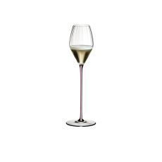 Бокал для шампанского High Performance Champagne Glass Pink, розовая ножка, 375 мл, 32.5 см, Riedel