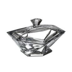 Конфетница с крышкой 22 см, серия Origami, Crystalite Bohemia