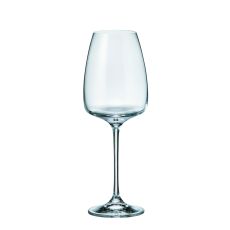 Набор из 4-х бокалов для белого вина ANSER Diaryt mix, 440 мл, Crystal Bohemia