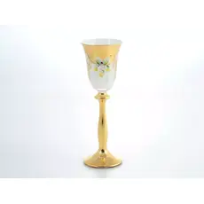Набор рюмок AS Crystal Анжела лепка золотая 60 мл, 6 шт, Bohemia Crystal