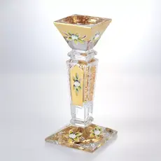 Подсвечник Max Crystal золото 25 см, Bohemia Crystal