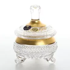 Конфетница с крышкой Crystal Heart 8,5 см, Bohemia Crystal