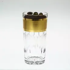 Набор стаканов для воды Max Crystal золото 350 мл, 6 шт, Bohemia Crystal