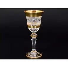 Набор рюмок для водки Max Crystal хрусталь с золотом 60мл, 6 шт, Bohemia Crystal