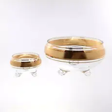 Набор конфетниц Матовая полоса, Bohemia Crystalite