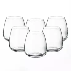 Набор стаканов для виски Anser/Alizee 400 мл, 6 шт, Bohemia Crystalite