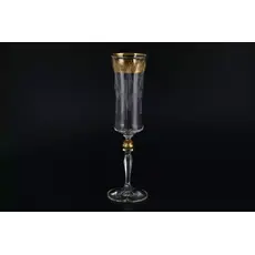 Набор фужеров для шампанского 190 мл V-D, 6 шт, Bohemia Crystalite