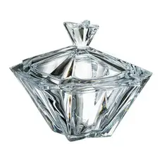 Конфетница с крышкой Metropolitan 22см, Bohemia Crystalite