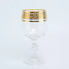 Фужер для вина Клаудиа золото 190мл, Bohemia Crystalite