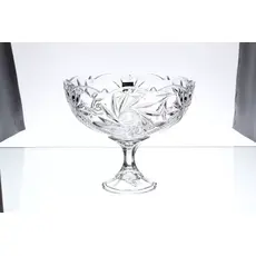 Конфетница на ножке Pinwheel 22 см, Bohemia Crystalite