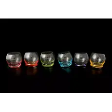 Набор стаканов для воды Crazy 390 мл, 6 шт, Bohemia Crystalite