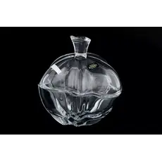Конфетница с крышкой Vulcano 17см, Bohemia Crystalite