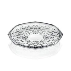 Блюдо круглое RCR ARABESQUE D30 см, H2,4 см, хрустальное стекло, Италия