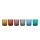 Набор стаканов для виски BRIXTON COLOR 6 цветов, 320 мл, Crystal Bohemia