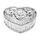 Доза Сердце, 13 см, Crystal Bohemia