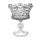 Ваза на ножке Crown, 26 см, Crystal Bohemia