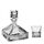Набор для виски Maria Barware: 1 штоф 800 мл и 6 стаканов 300 мл, Crystal Bohemia