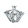 Конфетница с крышкой 15 см, серия Metropolitan, Crystalite Bohemia