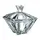 Конфетница с крышкой Metropolitan 22см, Bohemia Crystalite