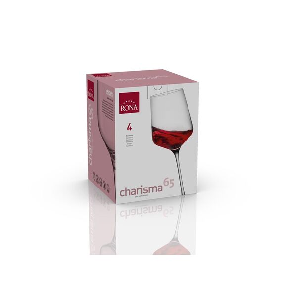 Набор из 4-х бокалов для вина Charisma 650 мл, D 100 мм, H 265 мм, Rona, изображение 3