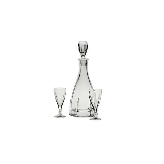 Набор для ликёра VICTORIA, 1 штоф 750 мл и 6 рюмок 60 мл, Crystal Bohemia