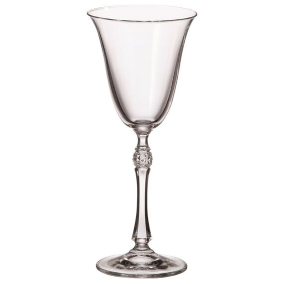 Набор из 6-ти бокалов белого вина PARUS, 185 мл, Crystal Bohemia