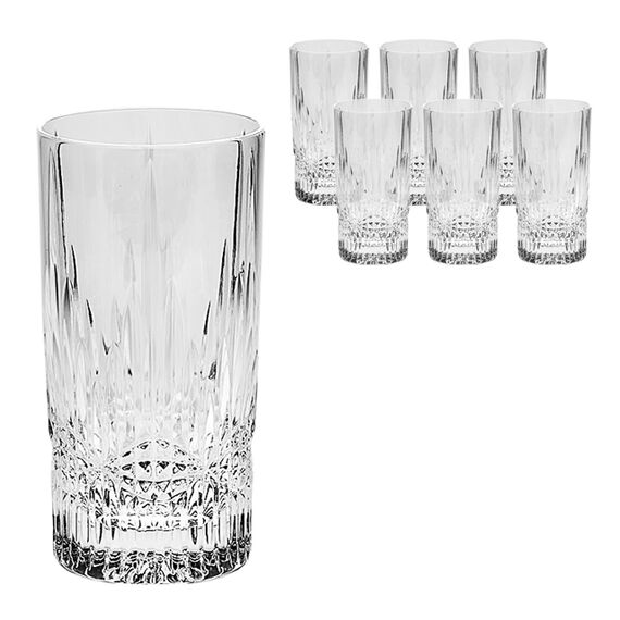 Набор из 6-ти стаканов для воды VIBES, 350 мл, Crystal Bohemia, изображение 2