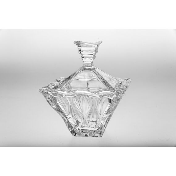 Доза с крышкой OCEAN, 19,3 см; стекло, Bohemia JIHLAVA, изображение 2
