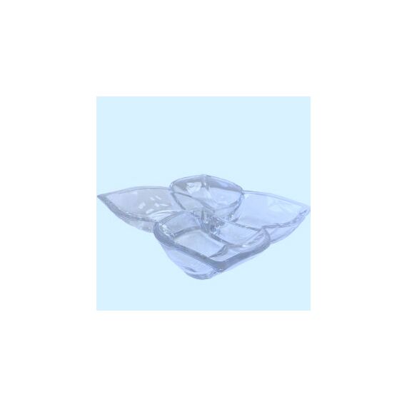 Салатник-кабарет Trays 4-секционный, 35 см, Crystal Bohemia
