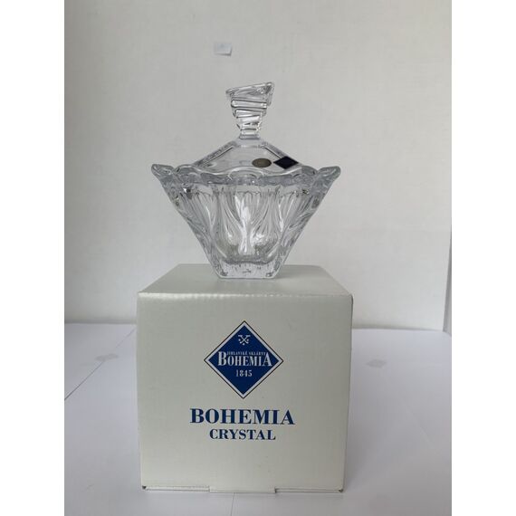 Доза с крышкой OCEAN, 12,7 см; стекло, Bohemia JIHLAVA, изображение 2