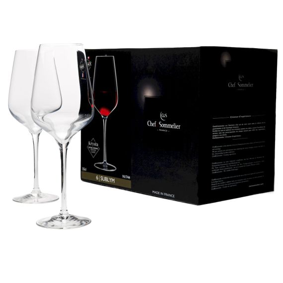 Набор бокалов для вина 550мл Sublym D=92, H=260мм; 6 штук, Chef&Sommelier, изображение 2