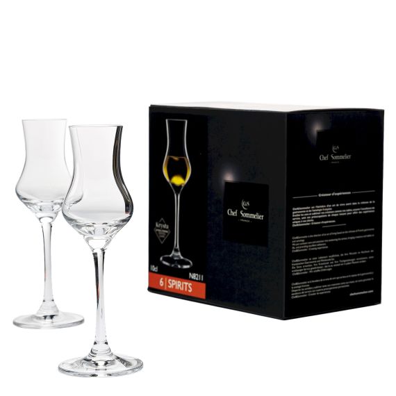 Набор рюмок Spirits, 6 шт, 100 мл, D64 мм, H182 мм, Chef&Sommelier, изображение 2