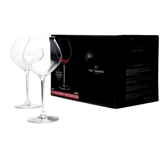 Набор бокалов для вина 500мл Macaron Fascination D=10,3, H=21,5см; 6 штук, Chef&Sommelier, изображение 2