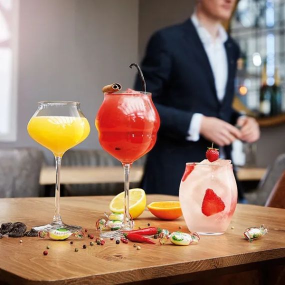 Набор бокалов для шампанского 300мл Macaron Fascination D=95, H=191мм; 2 штук, Chef&Sommelier, изображение 10