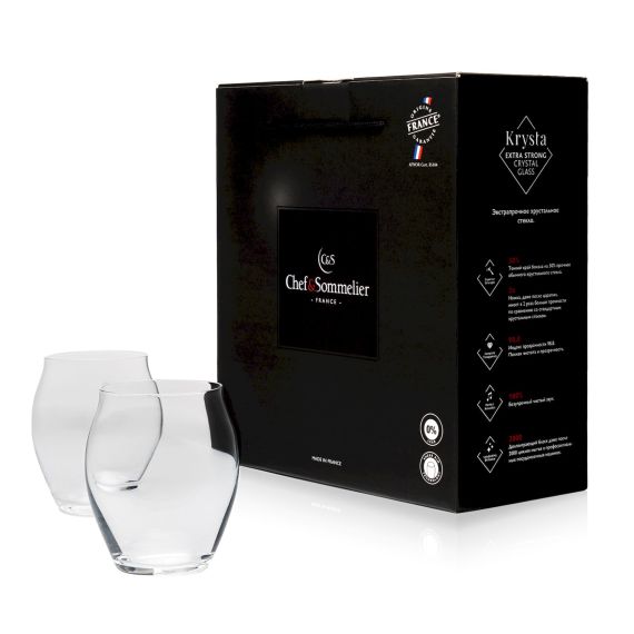 Набор хайболов Macaron, 2 шт, 400 мл, D85 мм, H104 мм, хрустальное стекло, Chef&Sommelier, изображение 2