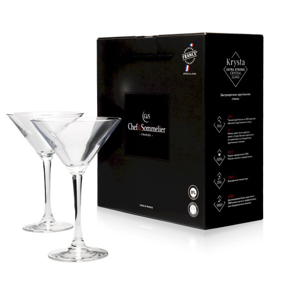 Набор рюмок для коктейля Cabernet 210мл; D=159/76, H=170мм; 2 шт, Chef&Sommelier, изображение 2