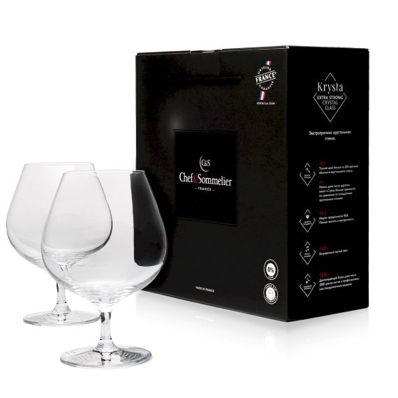 Набор бокалов для бренди Spirits, 2 шт, 700 мл, D113 мм, H166 мм, Chef&Sommelier, изображение 2