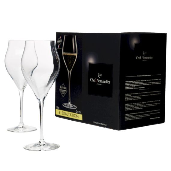 Набор бокалов для шампанского Exaltation, 6 шт, 300 мл, Chef&Sommelier, изображение 2