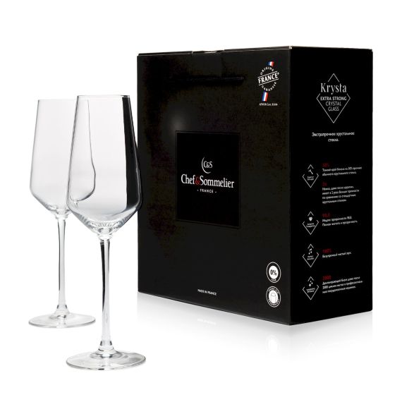 Набор бокалов-флюте Distinction, 2 шт, 230 мл, D70 мм, H233 мм, Chef&Sommelier, изображение 2