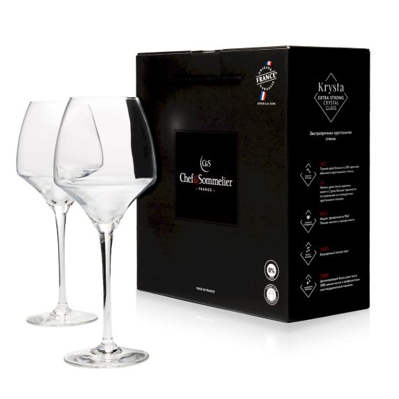 Набор бокалов для вина "Open Up", 2 шт, 410 мл, D63/89 мм, H231 мм, Chef&Sommelier, изображение 2