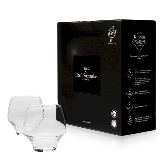 Набор стаканов Олд Фэшн Open Up, 2 шт, 370 мл, D73/93 мм, H90 мм, Chef&Sommelier, изображение 2