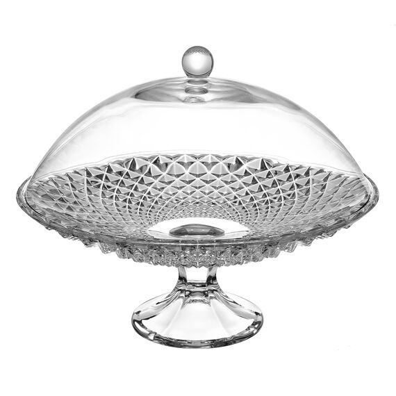 Ваза для фруктов с крышкой 35 см, серия Diamond, Rogaska