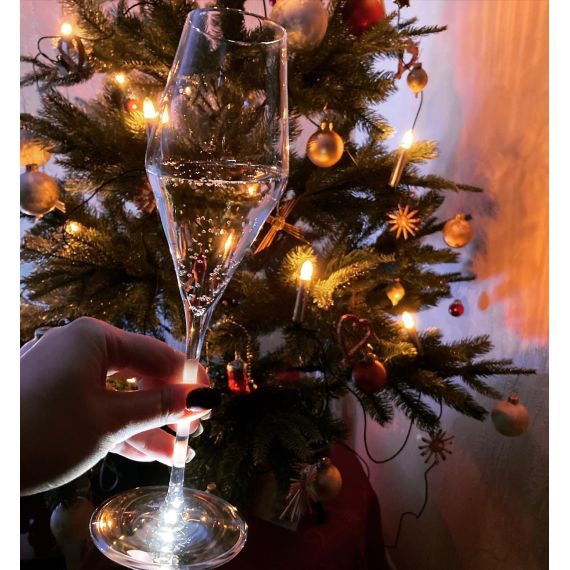 Набор из 2-х бокалов-флюте (ножка подсвечивается) HighLight, 290 мл, D82 мм, H260 мм, Stolzle, изображение 2