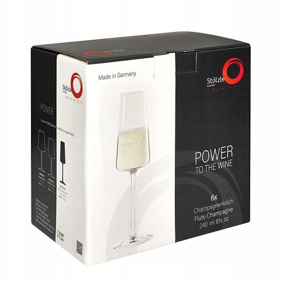 Набор из 2-х бокалов для шампанского серия Power 240 мл, D73 мм, H226 мм, Stolzle, изображение 5